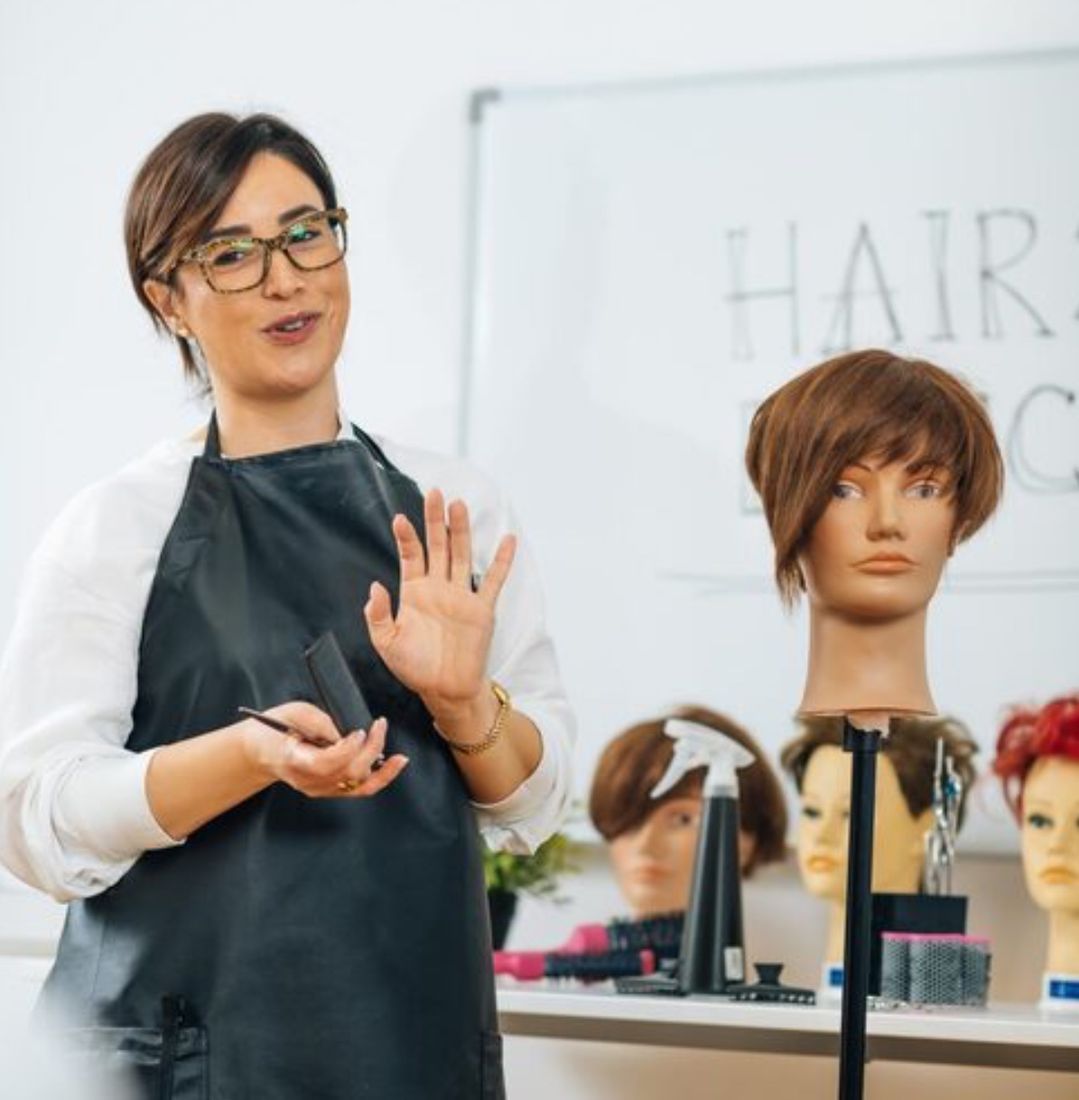 Representative salon education and hands-on training